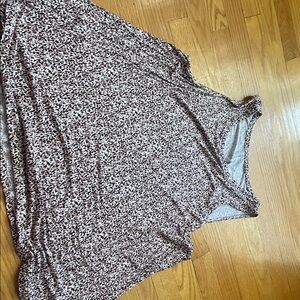 Apt. 9 Brown and White Tank Top